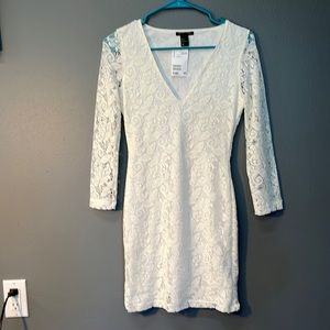 Cream lace dress